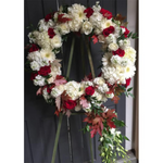 Load image into Gallery viewer, RED AND WHITE WREATH