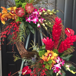Load image into Gallery viewer, ORCHID AND EXOTIC WREATH SPRAY