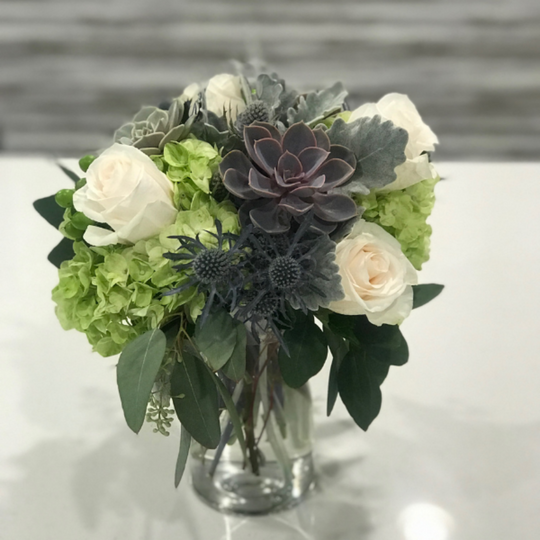 ROSES AND SUCCULENTS FOR THE DESK