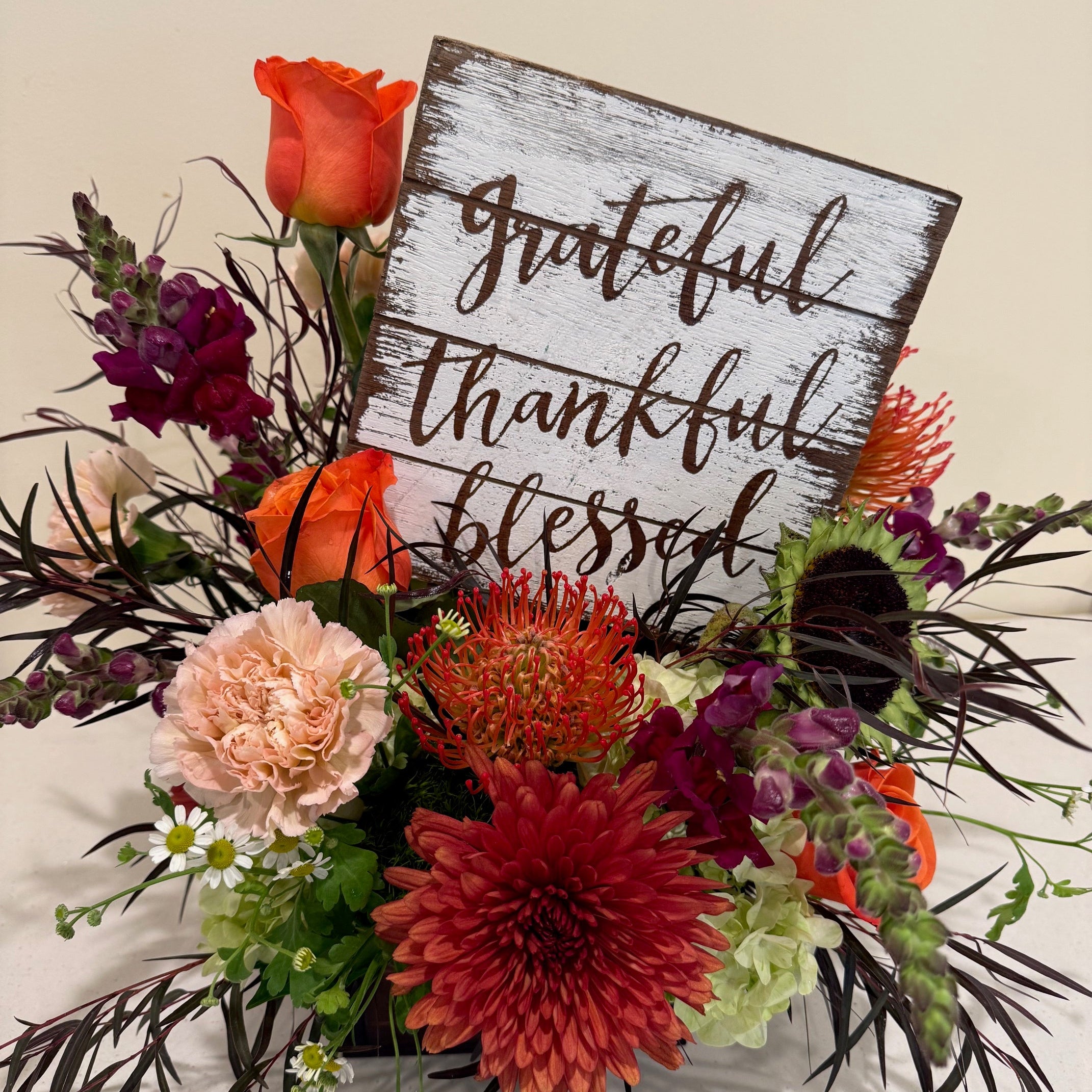 GRATEFUL THANKFUL BLESSED