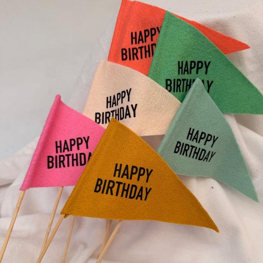 HAPPY BIRTHDAY FLAG