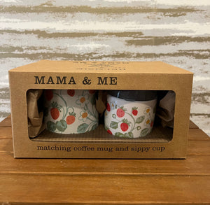 MAMA & ME- MATCHING COFFEE MUG AND SIPPY CUP
