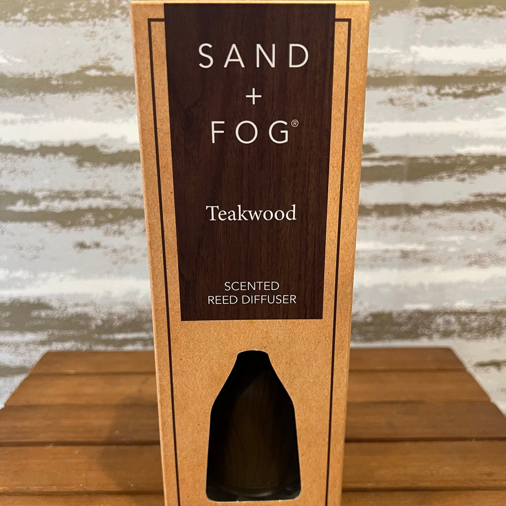 Sand + Fog Teakwood reed diffuser