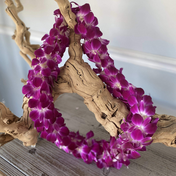 GRAD LEIS - BOMBAY DOUBLE ORCHID LEIS PLEASE ALLOW 2 DAYS FOR ORDERING