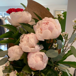 Load image into Gallery viewer, TEN PEONIES WRAPPED UP
