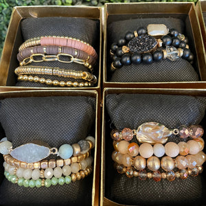 COLLECTION OF BEAUTIFUL BRACELETTES- SET OF 4